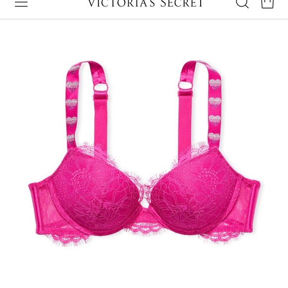 Victoria's Secret Other - Victoria Secret!! Shine Strap Lace Up Push-Up Bra